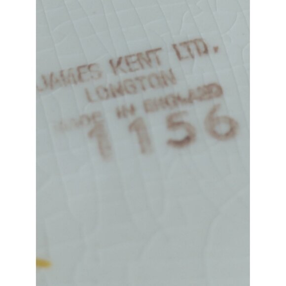 JAMES KENT Longton Vintage Square Pin Dish JAMES KENT Iris Daffodil 1156 - Picture 7 of 11